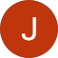 J in a red circle