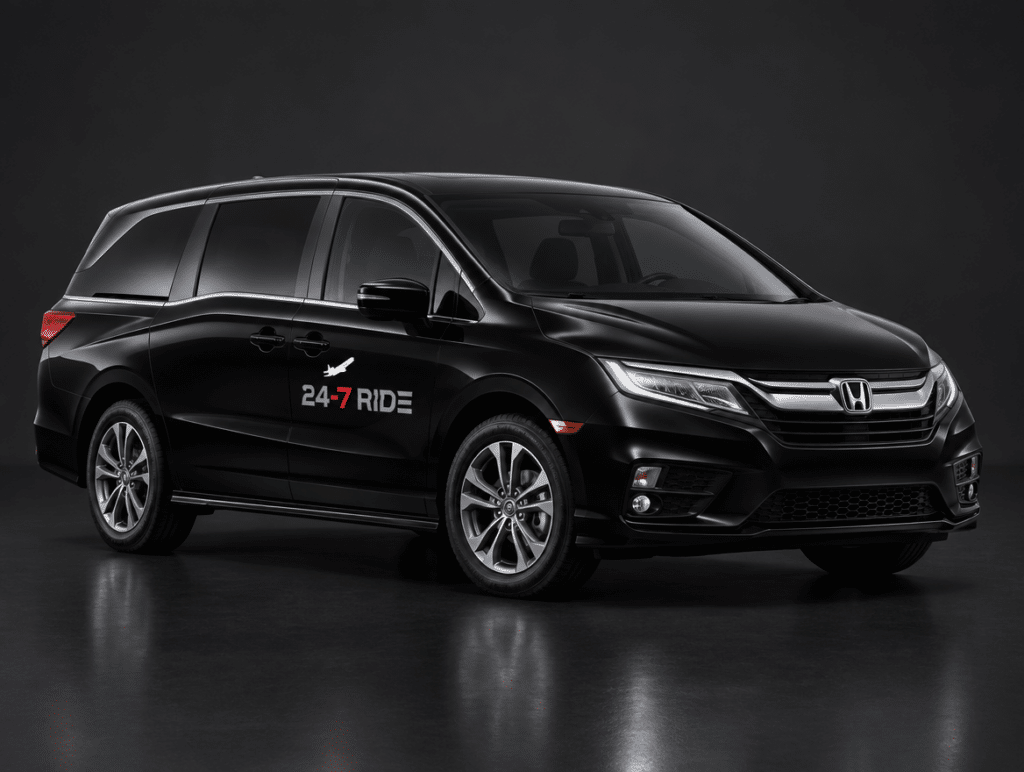2019 Honda Odyssey, black, 24-7 Ride